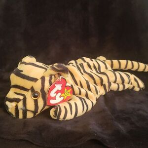 Vintage 1995 Ty Beanie Baby STRIPES the Tiger